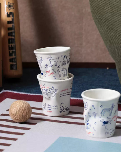 4pcs Aesthetic Coffee Cups