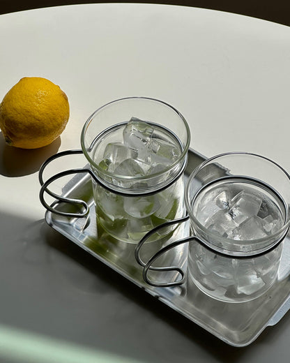 Vintage Glass Coffee Cup