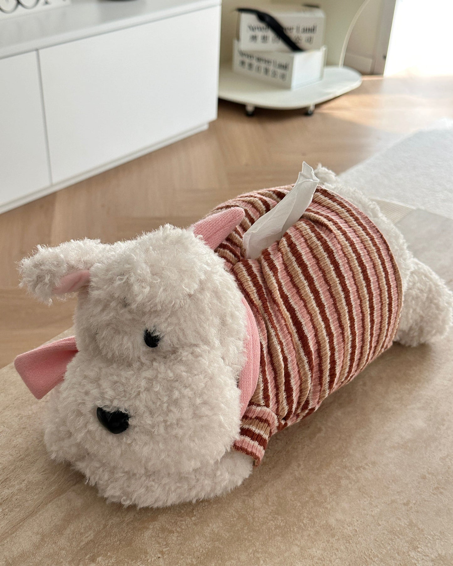 Cute Dog Tissue Box Cover