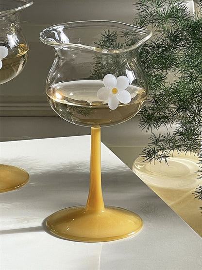 3D Flower Wine Glass - HomeinFun