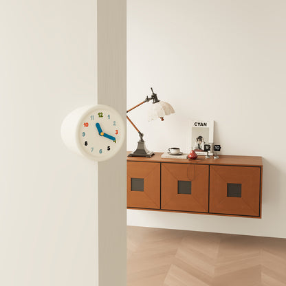 White Corner Clock