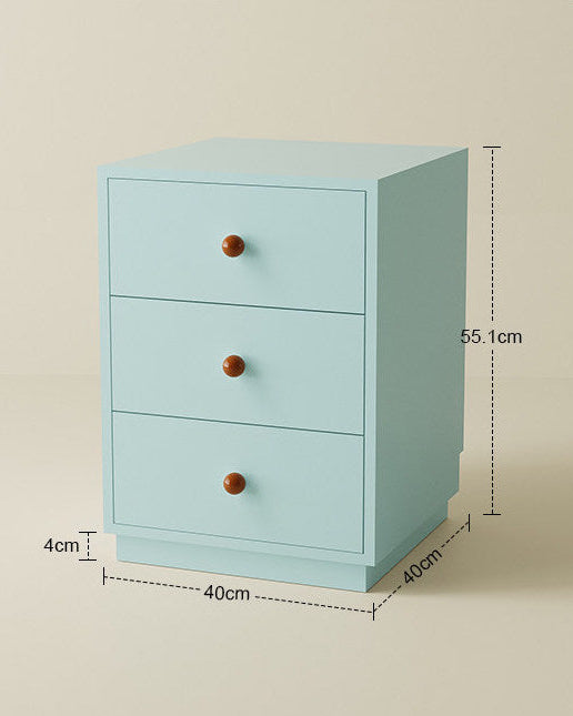 Slim Color Block Storage Cabinet