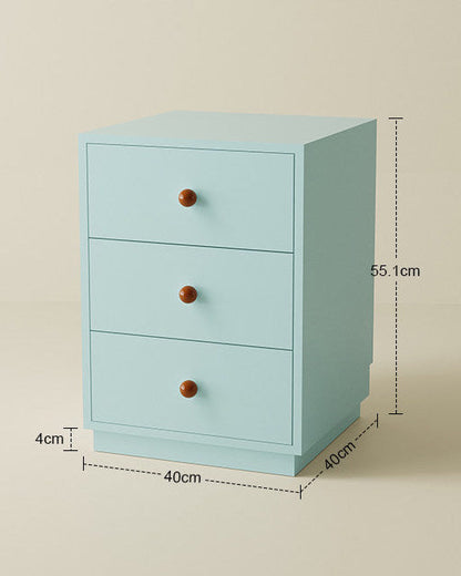 Slim Color Block Storage Cabinet