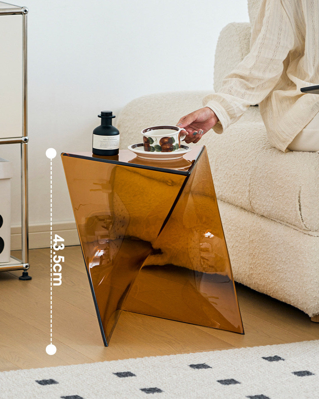 Twist Acrylic Side Table