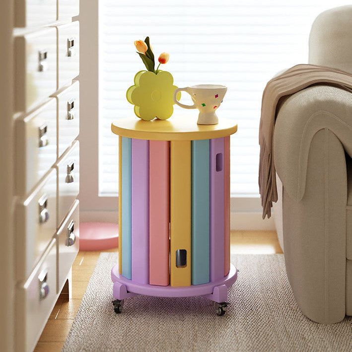 4-in-1 Stackable Stools Side Table
