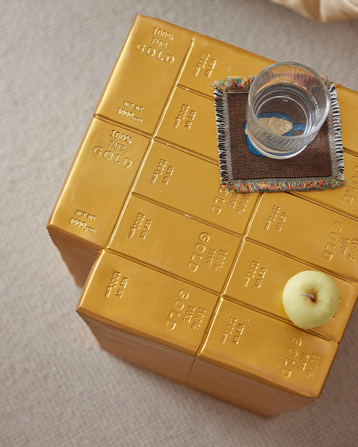 Golden Ingot Side Table