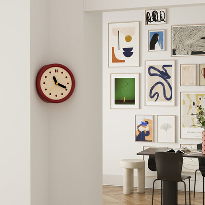 Red Corner Time Clock