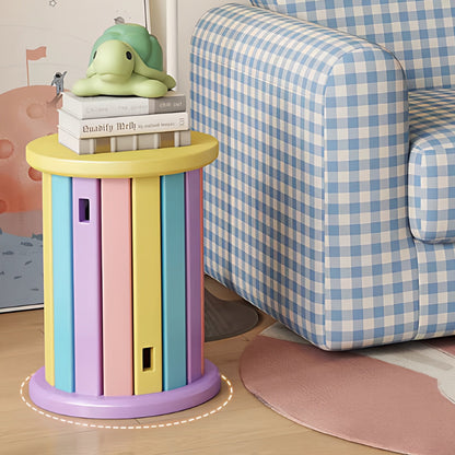 4-in-1 Stackable Stools Side Table