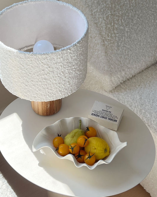 Ripple Leaf Ceramic Tray