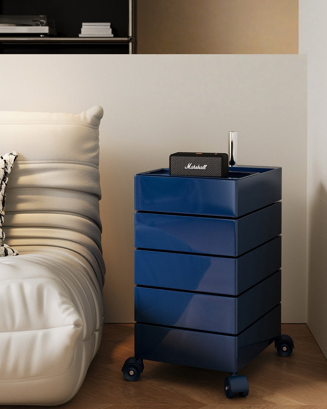 Rotating Storage Side Table