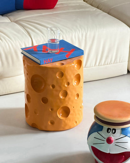 Cheese Side Table Creative Stool