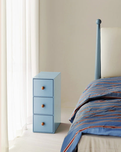Slim Color Block Storage Cabinet