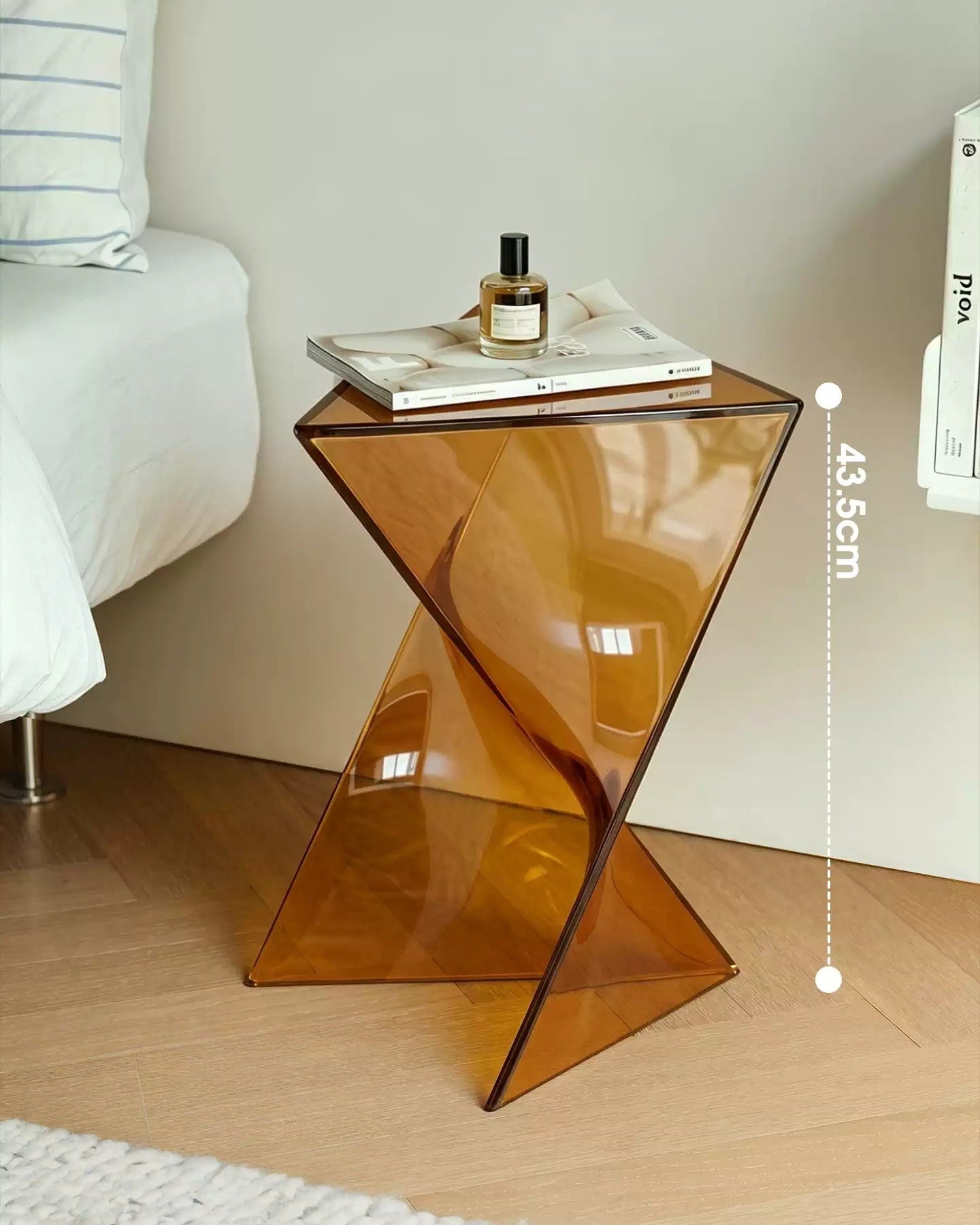 Twist Acrylic Side Table