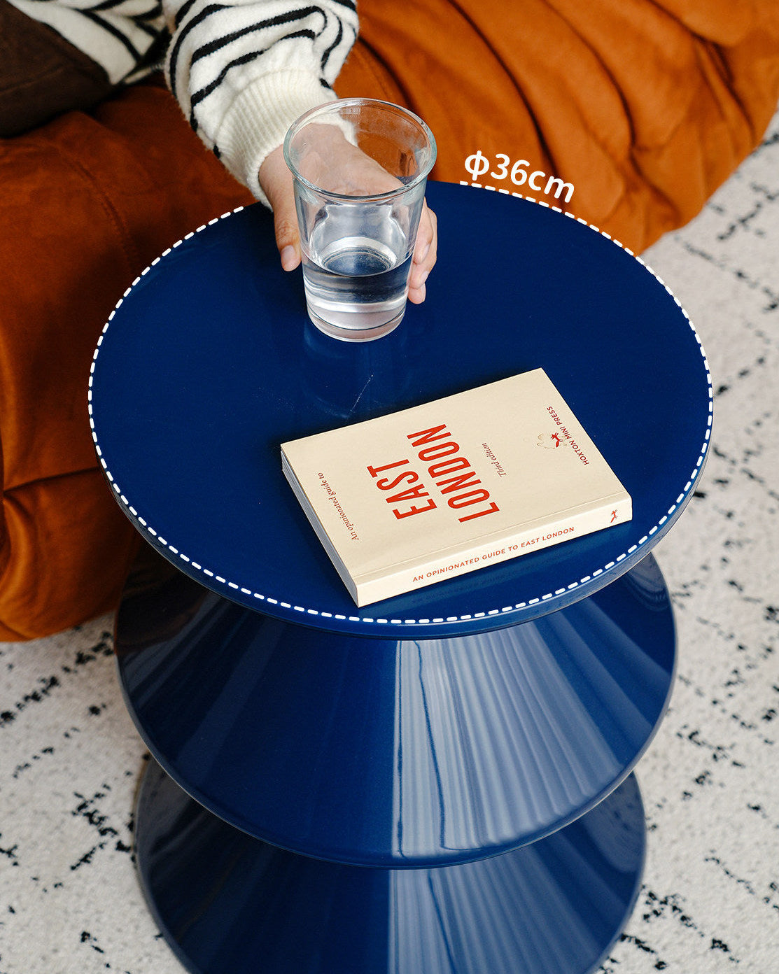 Chic Decorative Stool Side Table