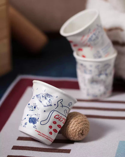 4pcs Aesthetic Coffee Cups