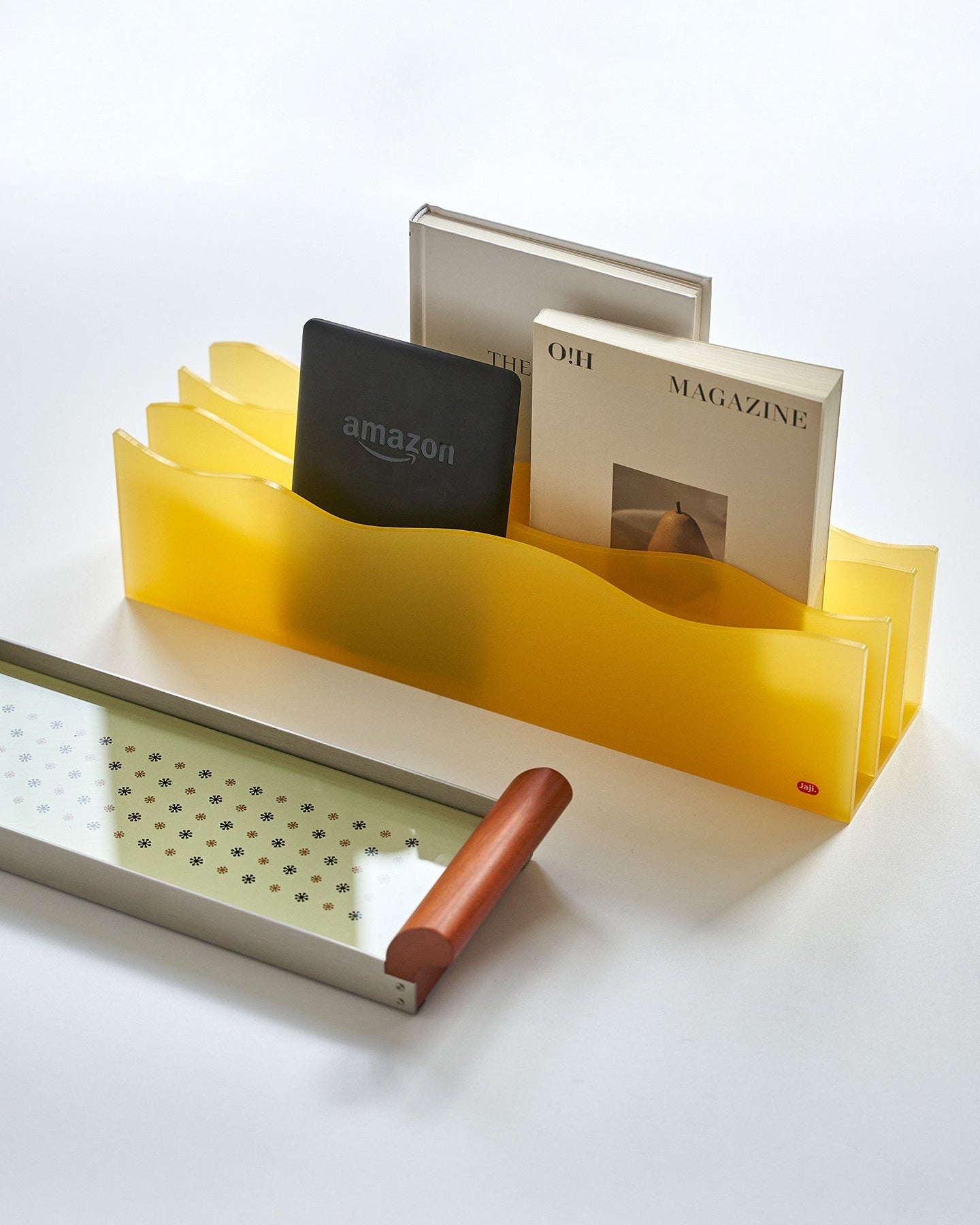 Wave Acrylic Magazine Organizer