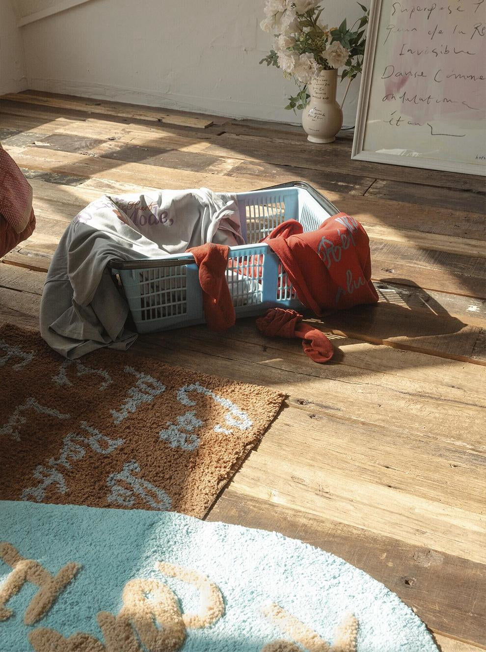 Heart-Shaped Letter Rug