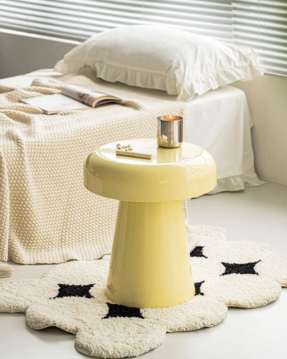 Metal Cone End Table