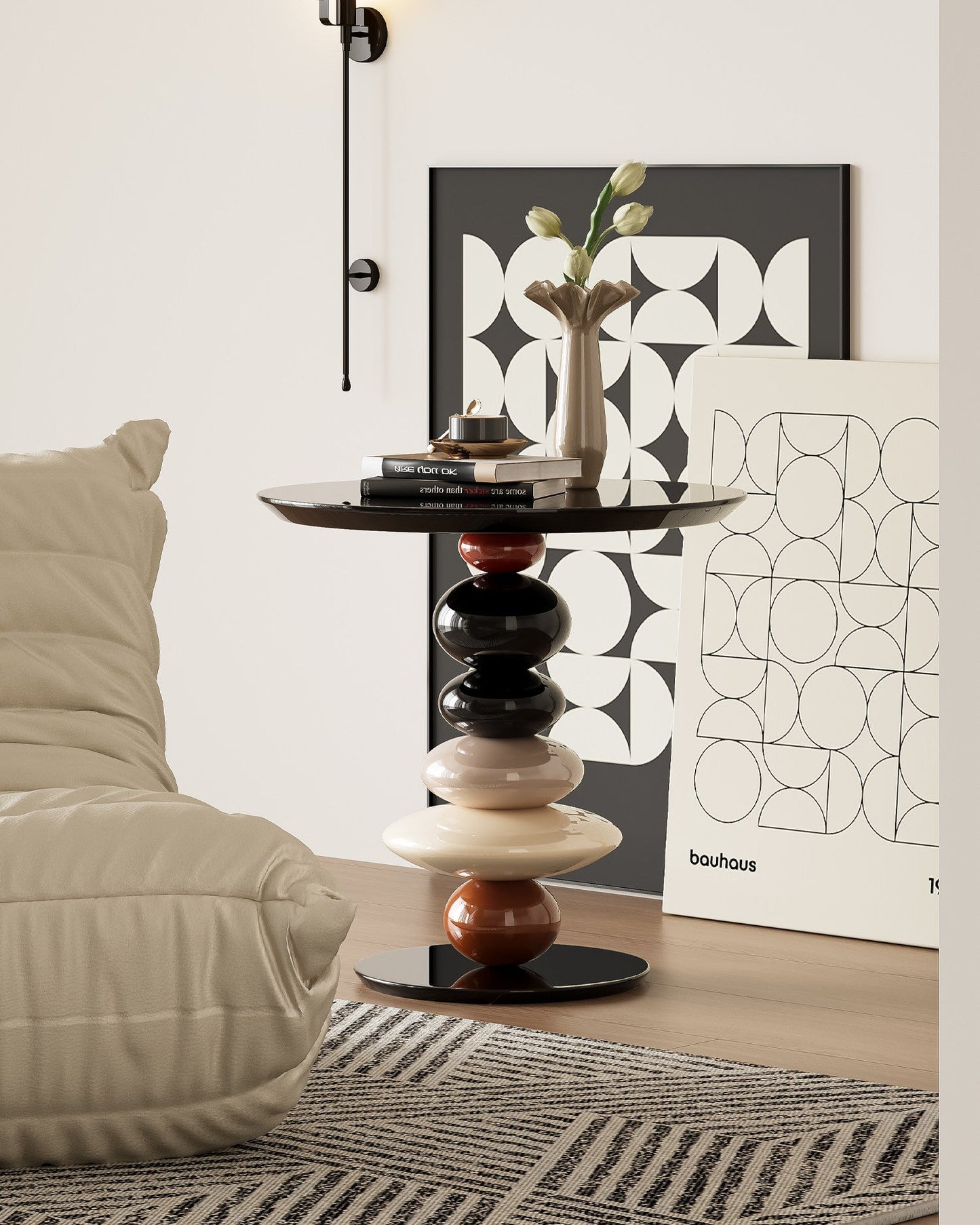Modern Pebble Side Table
