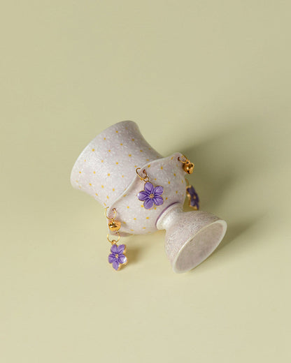 Lilac Daisy Tea Set