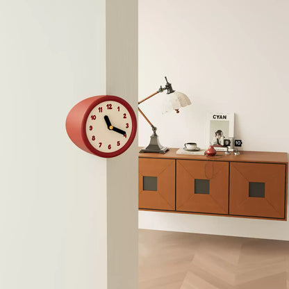 Red Corner Clock