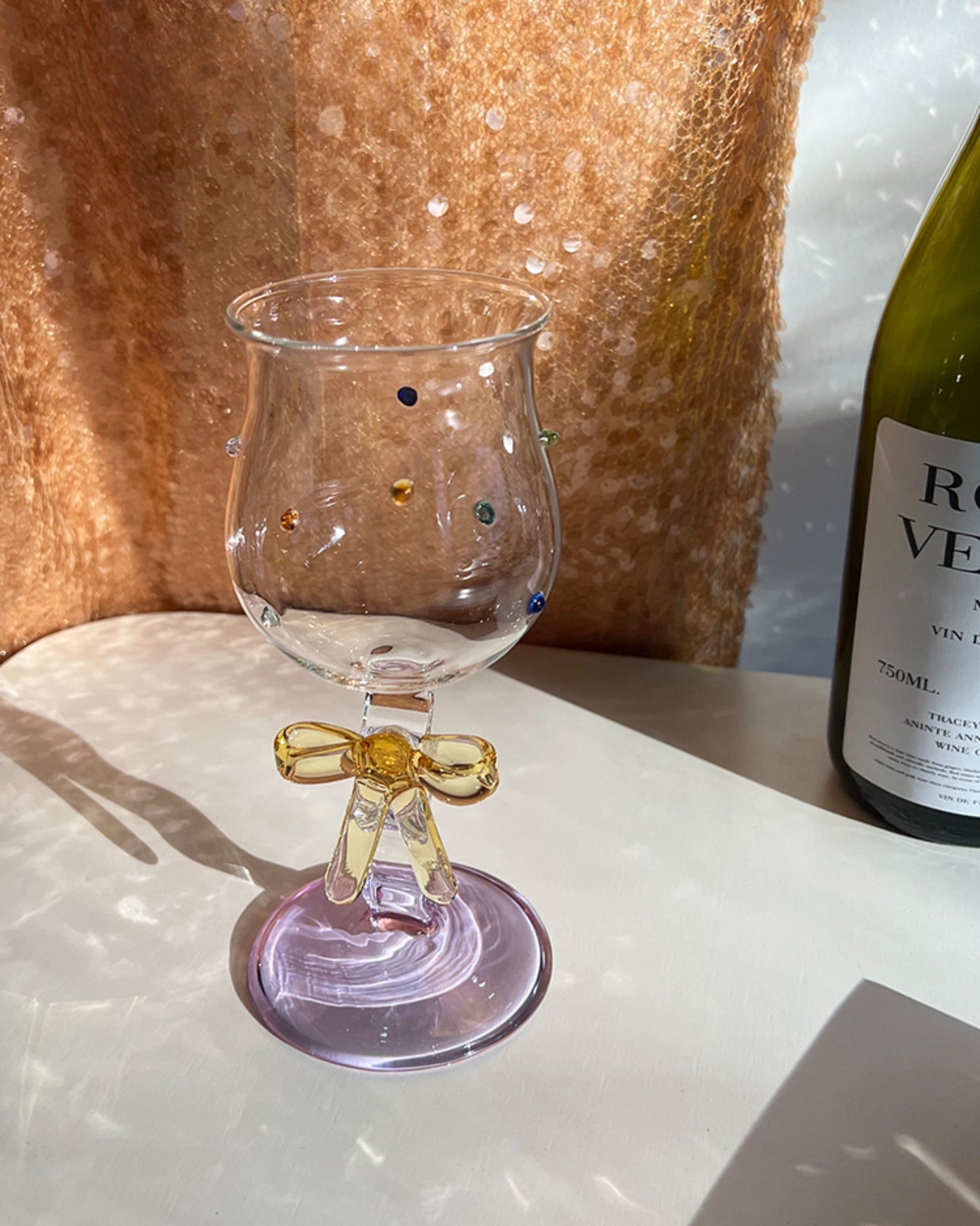 Ribbon Charm Goblet