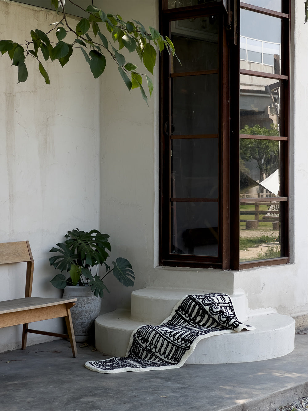 Museum-Style Bedside Rug