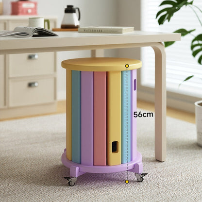 4-in-1 Stackable Stools Side Table