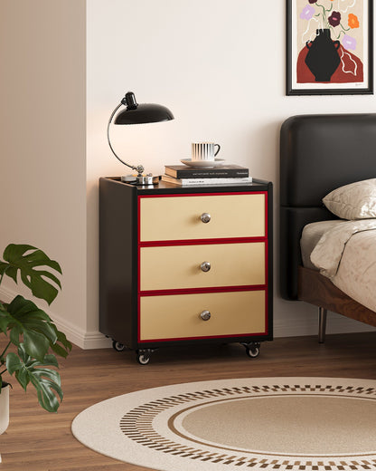 Creamline Rolling Nightstand