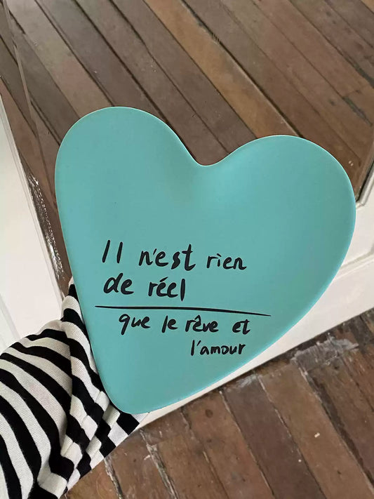 French Heart-Shaped Plate