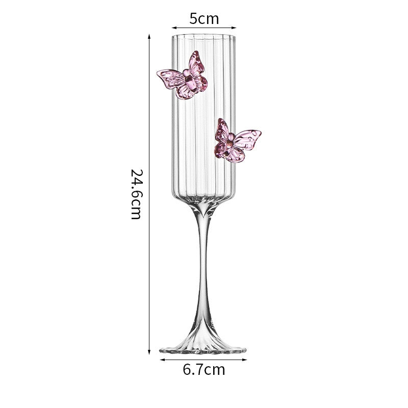 Butterfly Wine Glass Set