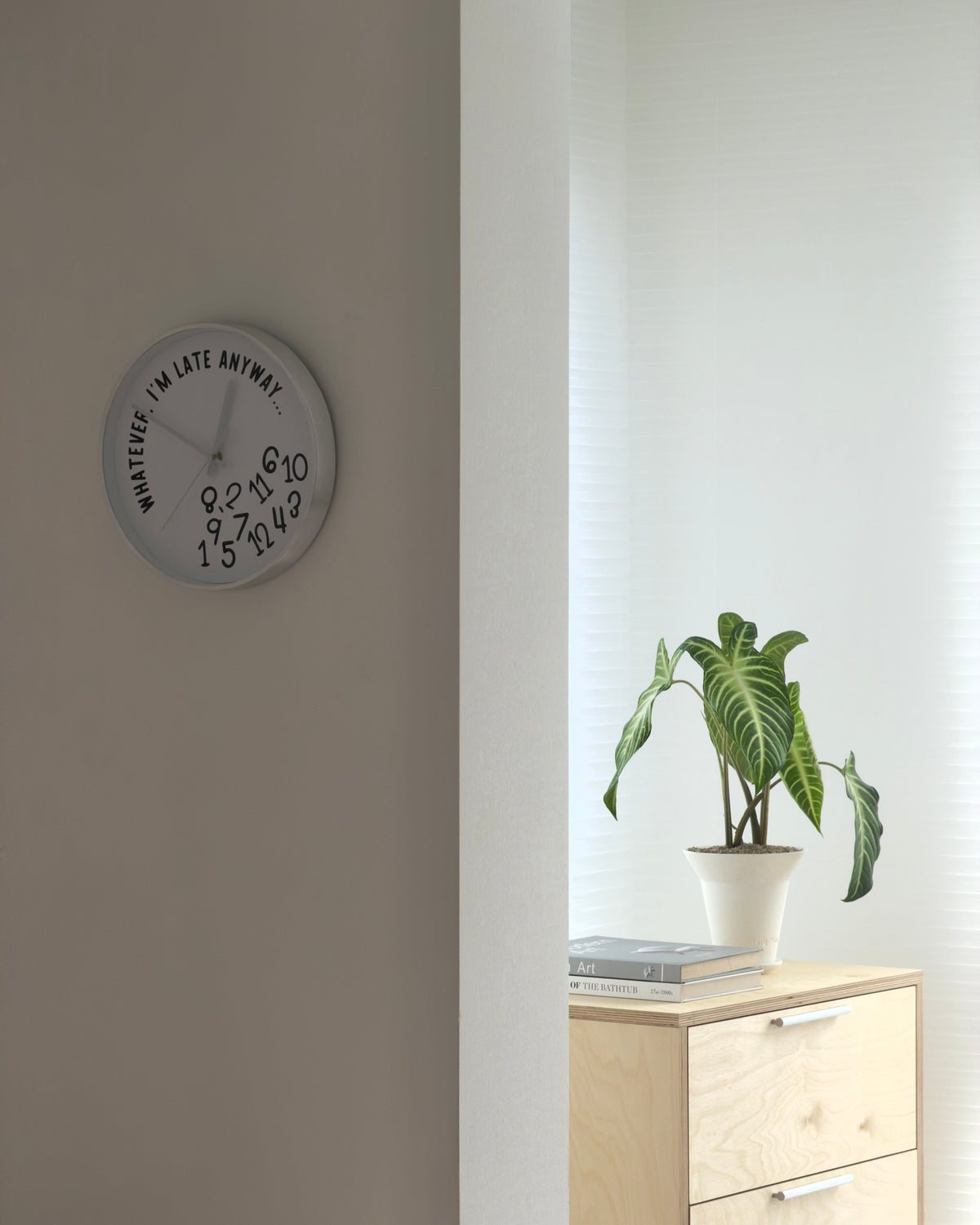 Whatever, I'm Late Anyway Clock
