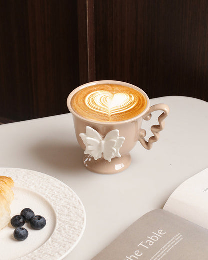 Double Butterfly Mug