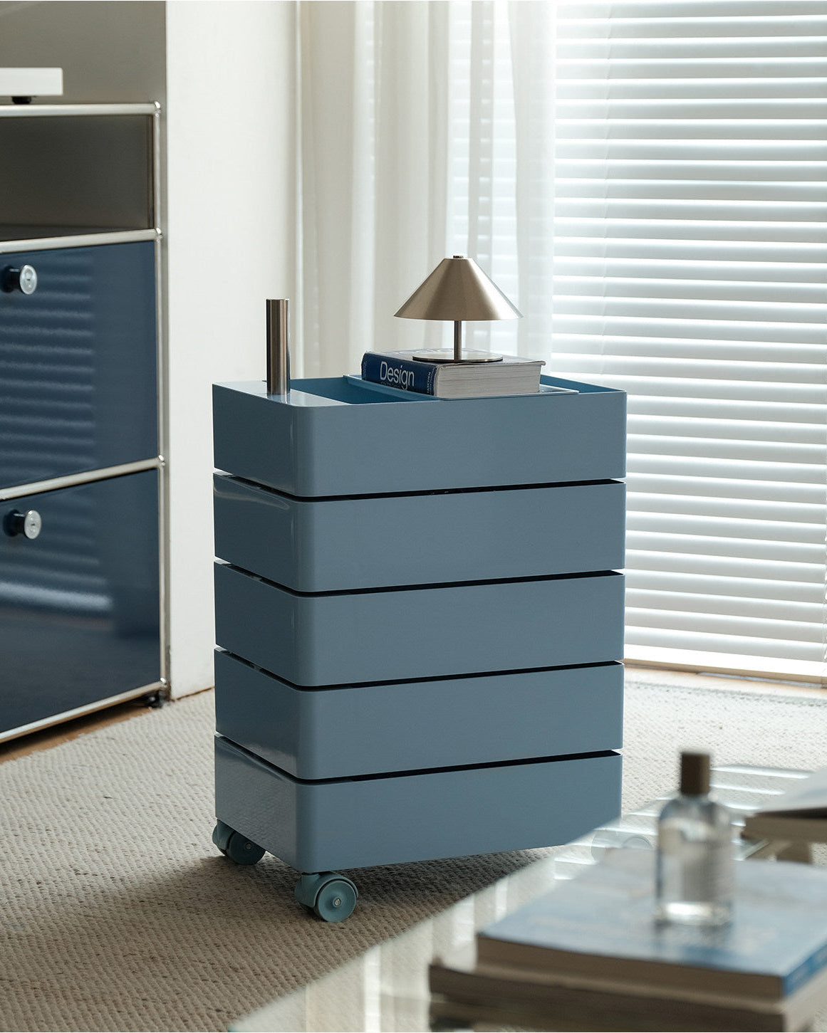 Rotating Storage Side Table