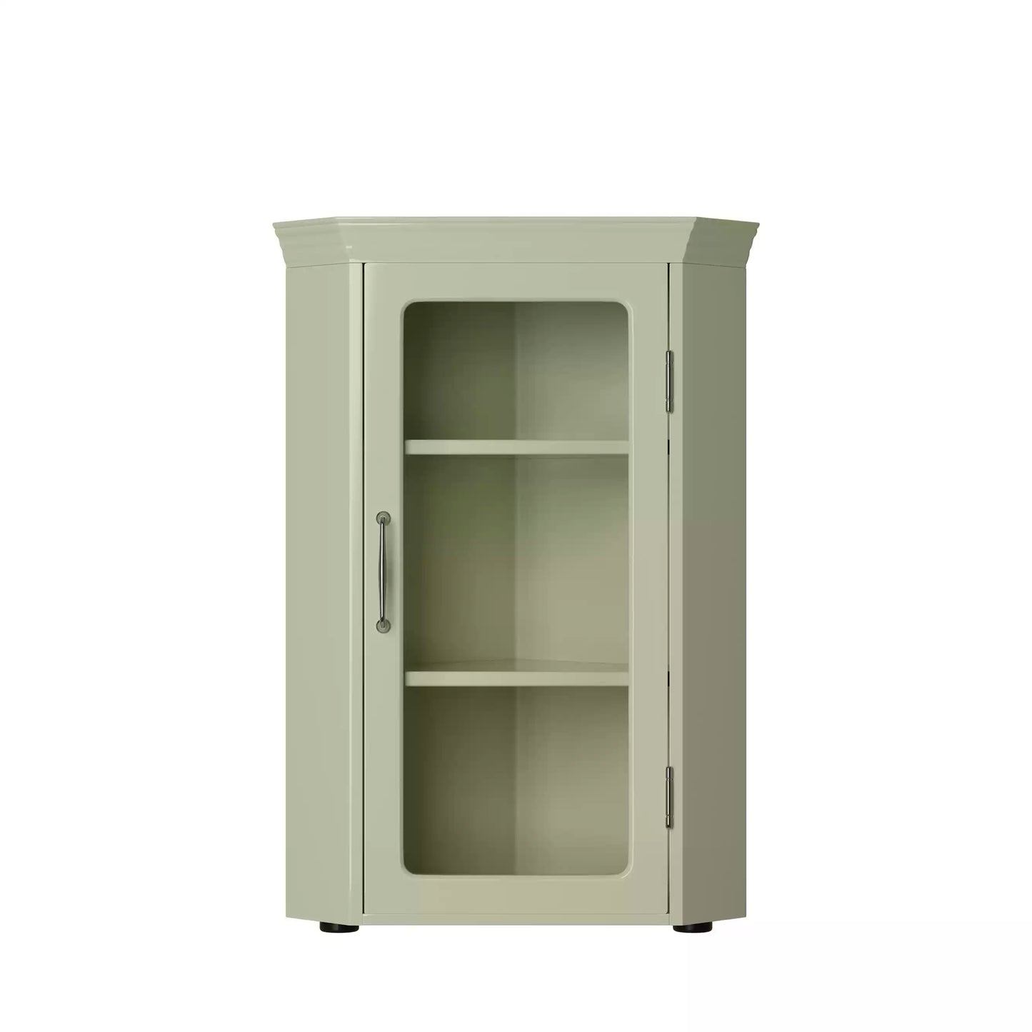 Green Corner Storage Cabinet