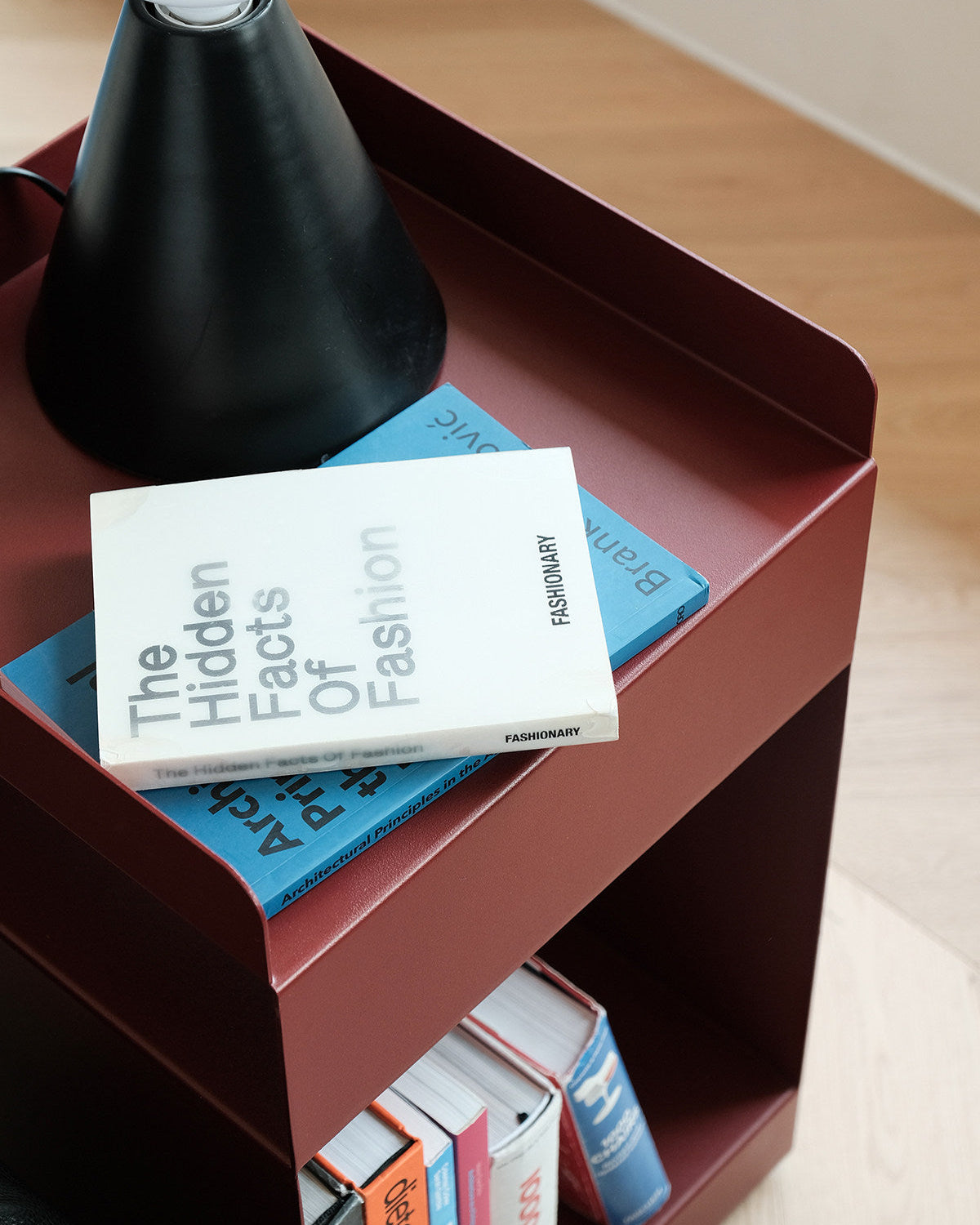 Rolling Metal Side Table