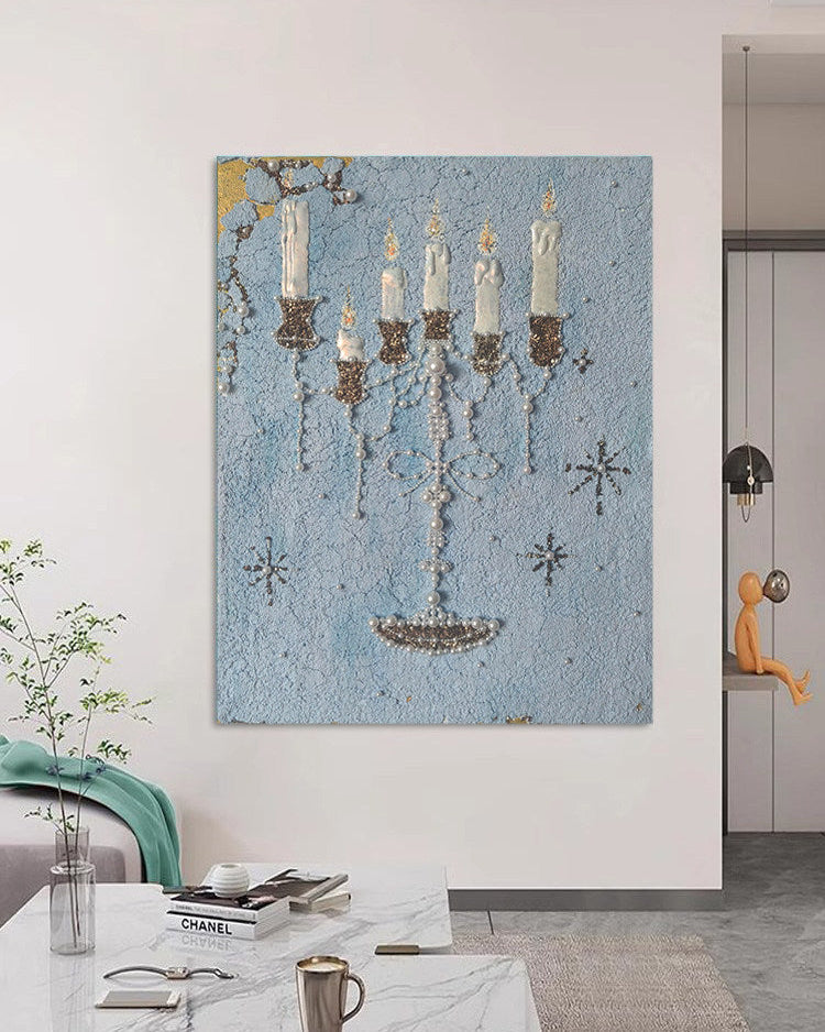 Candlelight Illusion Canvas Art