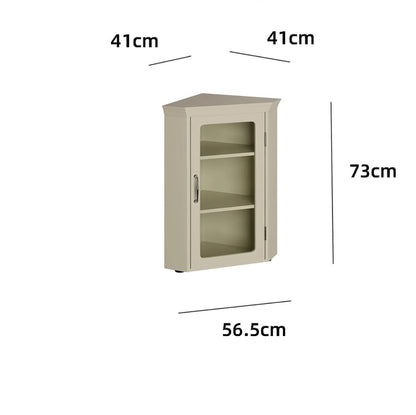 Green Corner Storage Cabinet