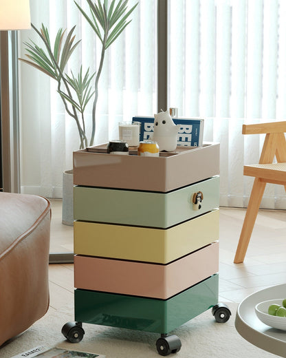 Rotating Storage Side Table