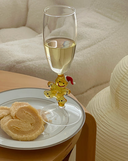 Gingerbread Champagne Glass