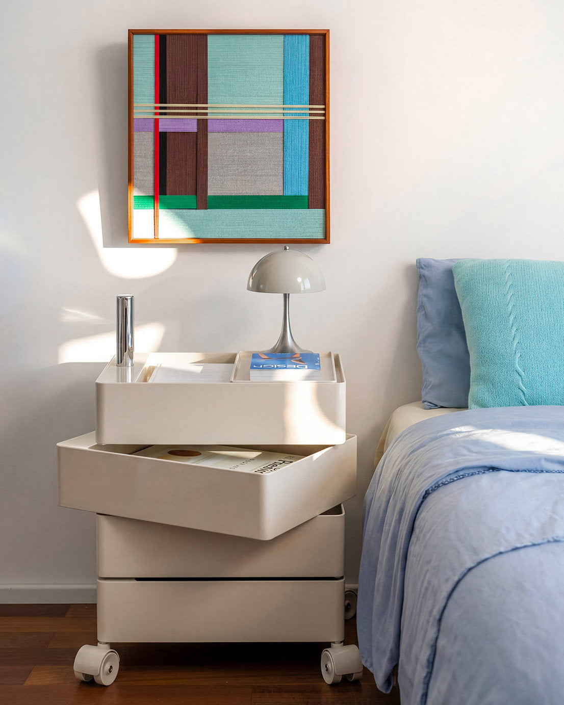 Rotating Storage Side Table