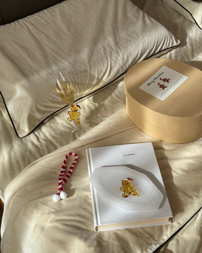 Gingerbread Champagne Glass