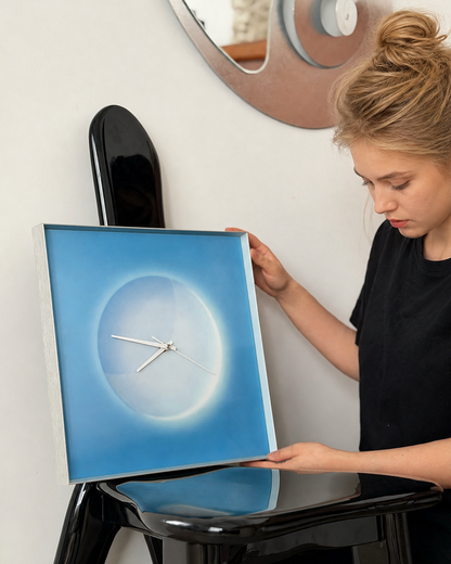 Luna Phase Art Clock