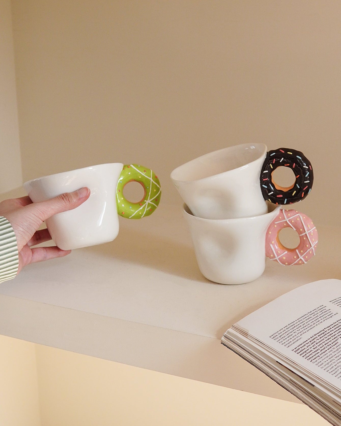 Donut Handle Mug