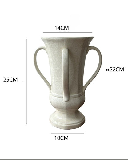 Vintage Four-Handle Vase