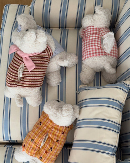 Cute Dog Tissue Box Cover