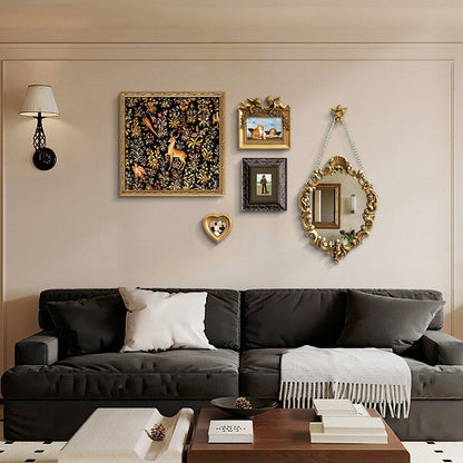 Baroque-style wall art set