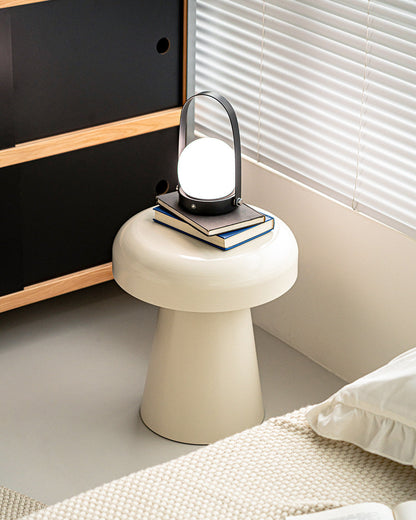 Metal Cone End Table