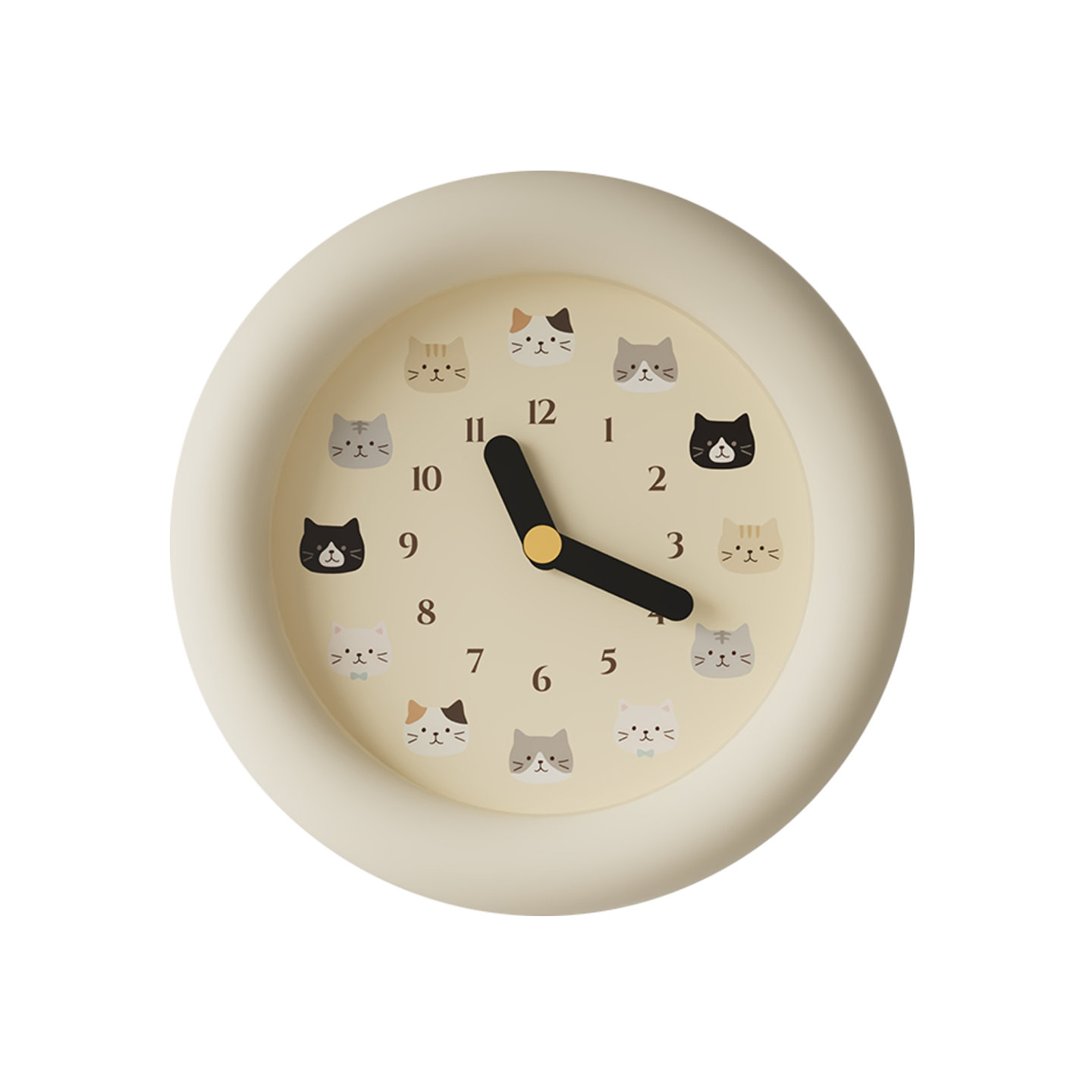 Cute Cat Wall Clock