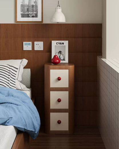 Pinocchio Style Narrow Nightstand